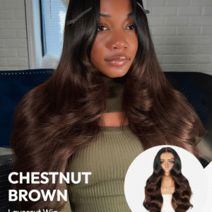 Chestnut Brown Ombre Layercut Wig | Pre-Everything and Ready To Go Wigs