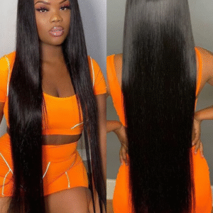 Chocolate Brown Color Human Hair Invisible Lace Front Wig