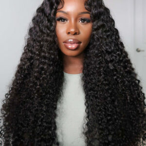 Long Curly Wigs For Women Invisible HD Lace Front Wig