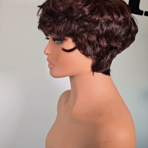 Chestnut pixie cut wig London Uk