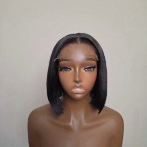 Ivy - 10 Inch Bone Straight HD Lace Human Hair Wig