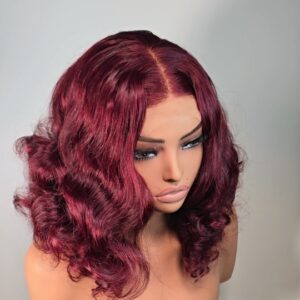 14 inch bouncy curls wig UK natural short curly wig for everyday wear