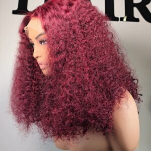 16 inch Burmese curls wig UK natural curly wig with defined curls for everyday wear