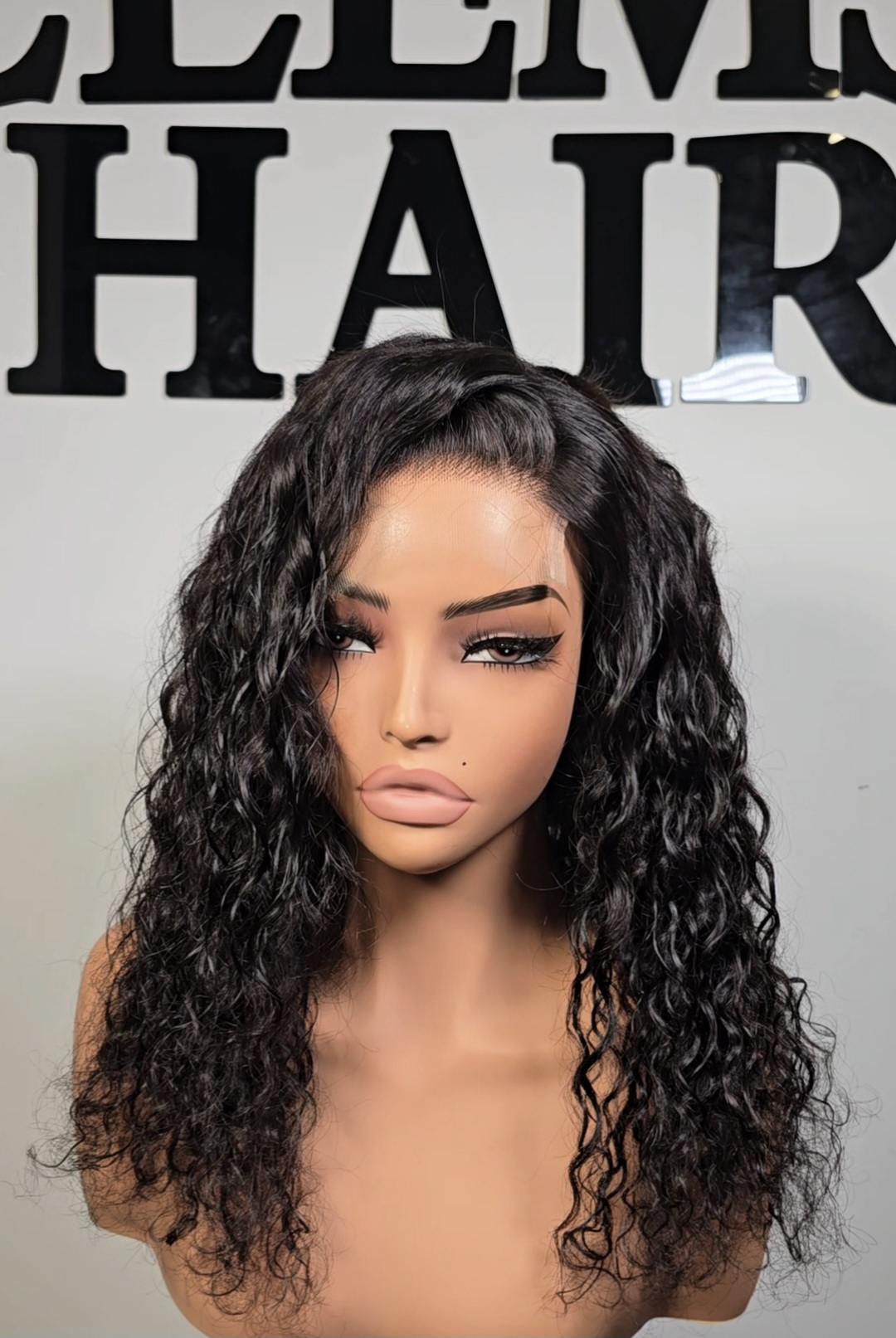 16" Water Wave Unit 16 inch water wave curls wig UK soft natural wave pattern wig