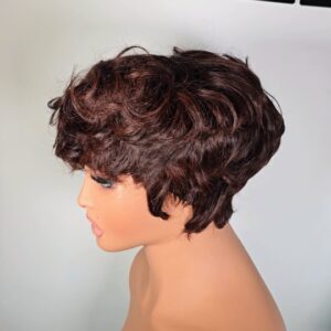 short pixie cut wig UK natural looking curly wig for everyday wear